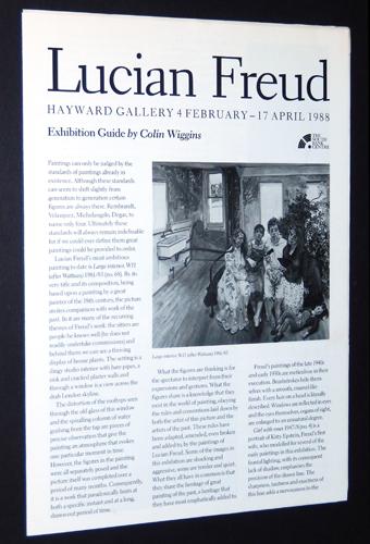 Lucian Freud: Exhibition Guide, February 4 - April 17, 1988 - Freud, Lucian; Colin Wiggins