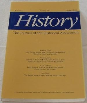 History: The Journal of the Historical Association, Volume 83, Number 269, January 1998