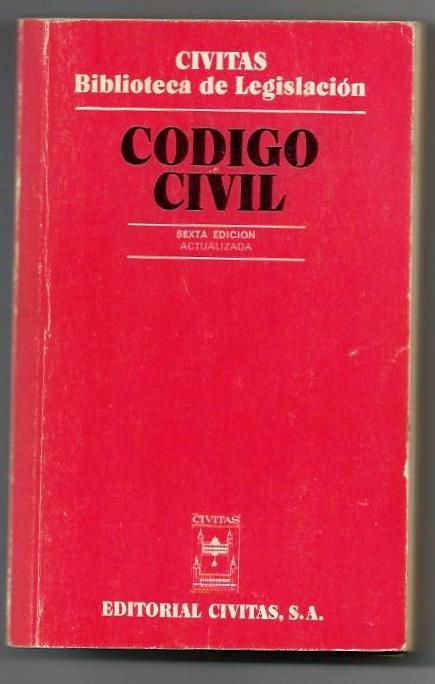 Codigo civil (Civitas, biblioteca de legislacion) 1982 - Manuel Olonso Olea vvaa