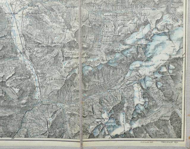 Topographische Karte der Schweiz 1 : 100 000 - [Überdruck] : Luzern. by