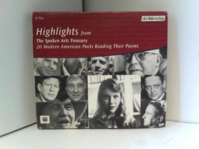 Highlights from The Spoken Arts Treasury - 100 Modern American Poets Reading Their Poems - Eliot, T. S., Gertrude Stein John Updike a. o.