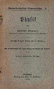 Physik. (= Naturwissenschaftliche Elementarbücher; Nr. 2).