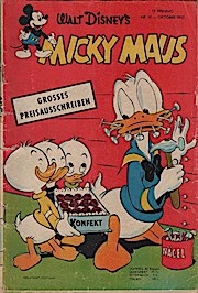 Walt Disney, Micky Maus. Heft Nr. 10 - Oktober 1955.