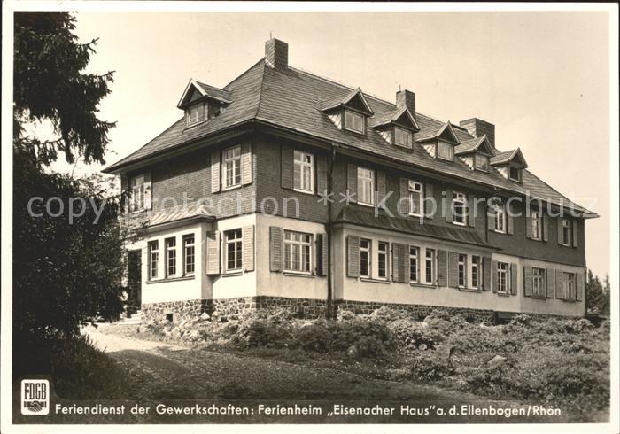 Postkarte Carte Postale Rhon Franken Fdgb Feriendienst Der