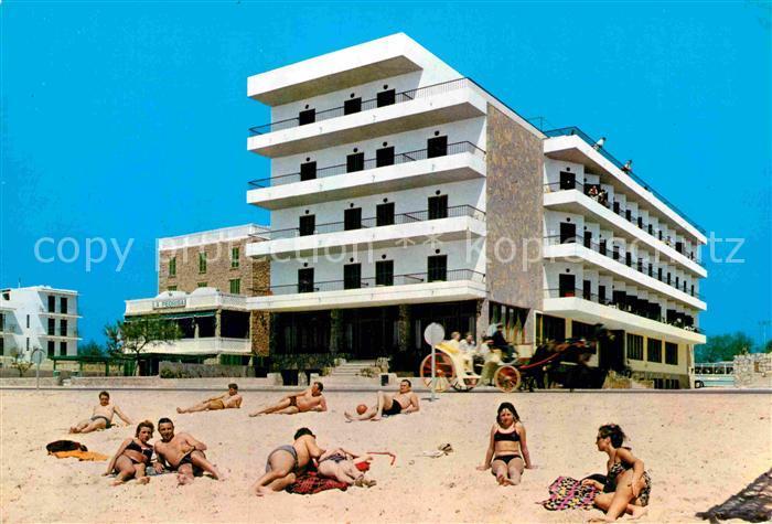 Postkarte Carte Postale Playa De Palma Mallorca Hotel Don Quijote