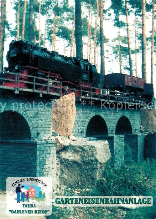 Postkarte Carte Postale Lokomotive Taura Wood Railroad Company Dahlener Heide