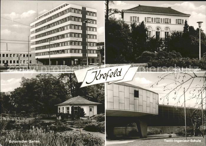 Postkarte Carte Postale 41554900 Krefeld Textil Ingenieur Schule