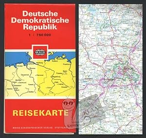 Deutsche Demokratische Republik - Reisekarte