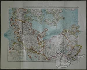 Schleswig-Holstein, Mecklenburg und Freie Städte Hamburg und Lübeck mit Nebenkarte Helgoland