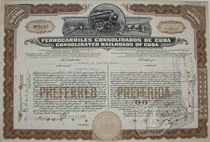 Ferrocarriles Consolidados de Cuba - Consolidated Railroads of Cuba