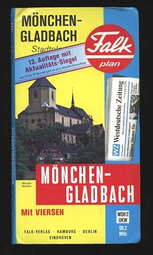 Falk-Plan Mönchengladbach Stadtplan. 13. Auflage mit Aktualitäts-Siegel. Mit Viersen