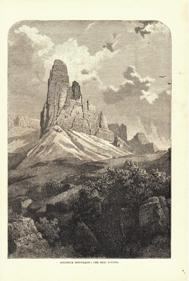 Drei Zinnen Sexten Südtirol Belluno Dolomiten Original Stich Engraving