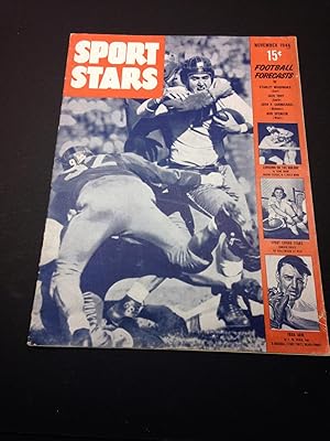 SPORTSTARS MAGAZINE, NOVEMBER 1946