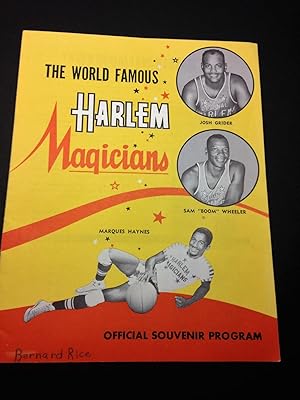 THE WORLD FAMOUS HARLEM MAGICIANS OFFICIAL SOUVENIR PROGRAM