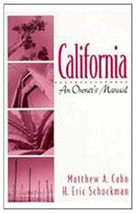 California: An Owner's Manual