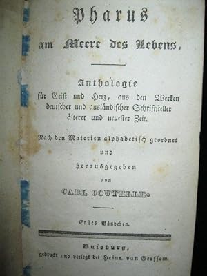 ca. 1833 Pharus am Meere des Lebens. Anthologie für Geist und Herz, aus den Werken deutscher und ...