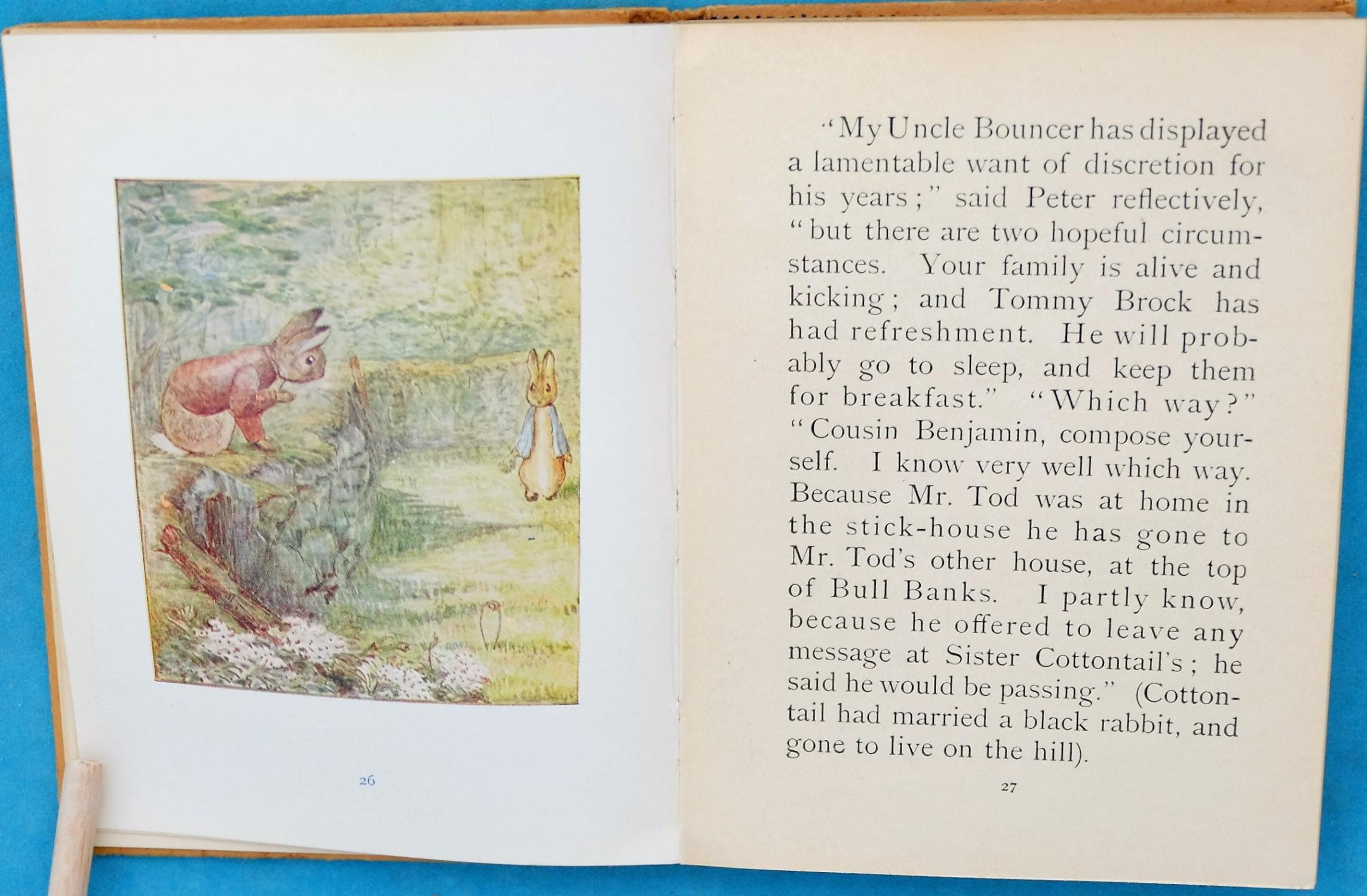 the tale of mr tod first edition the tale of mr tod first edition