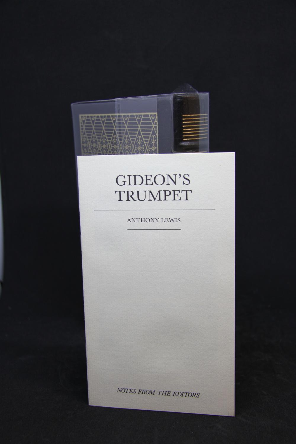 Gideon's Trumpet by Lewis: As New Hardcover (1991) 1st Edition. | First ...