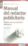 Manual del redactor publicitario - Castellblanque, Mariano