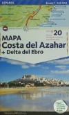 Mapa Costa del Azahar y Delta del Ebro