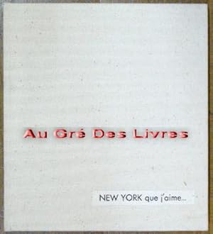 NEW-YORK que j'aime ? présenté par Wagner, raconté par Peterson, photographié par Fink, traductio...