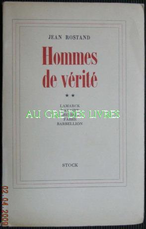 Hommes de vérité, in-12, br, 221 pp