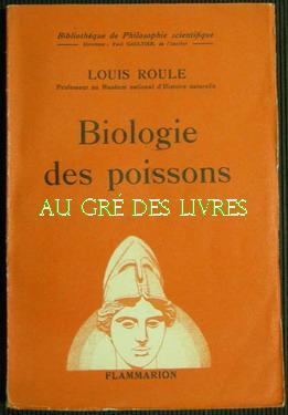 Biologie des poissons, in-12, br, 201 pp