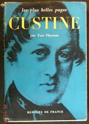 CUSTINE, in-12, br sous jaquette ill, 238 pp