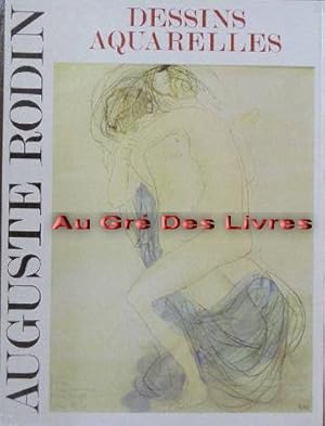 Auguste RODIN dessins et Aquarelles, grand in-4 (25,5x35,5), pleine toile éditeur marron sous emb...