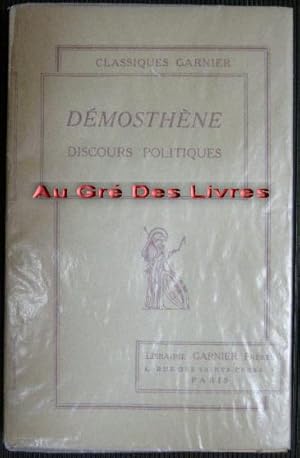 Discours politiques traduction entièrement nouvelle avec arguments et notes par C. POYARD, in-8, ...