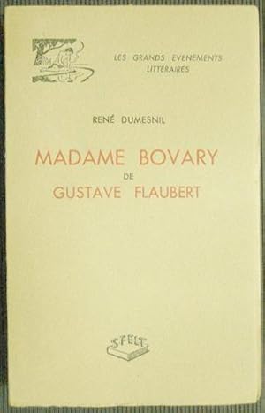 Madame BOVARY de Gustave FLAUBERT, in-12, br, 184 pp