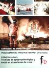 Técnicas de apoyo psicológico y social en situaciones de crisis - Murillo Grespo, Begoña / Díaz Castiñeira, Víctor