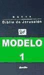 BIBLIA DE JERUSALÉN EDICIÓN DE BOLSILLO MODELO 1 - ESCUELA BÍBLICA DE JERUSALÉN