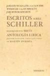 Escritos sobre Schiller seguidos de Breve Antología Lírica