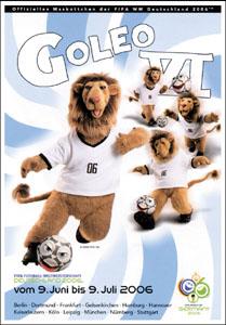 Goleo VI - Das offizielle FIFA-WM 2006 Maskottchen FIFA Fußball-Weltmeisterschaft.