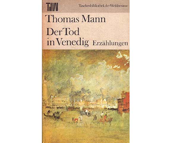 Konvolut „Thomas Mann". 15 Titel. 1.) Thomas Mann: Die Betrogene und andere Erzählungen 1940-1953 2.) Thomas Mann: Doktor Faustus, Die Entstehung des Doktor Faustus 3.) Thomas Mann: Meistererzählungen, Tristan, Tonio Kröger, Der Tod in Venedig, Mario und der Zauberer 4.) Inge Diersen: Thomas Mann, Episches Werk, Weltanschauung, Leben 5.) Inge Diersen: Untersuchungen zu Thomas Mann, Die Bedeutung der Künstlerdarstellung für die Entwicklung des Realismus in seinem erzählerischen Werk, Rütten & Loening Berlin, 4. Auflage/1960 6.) Klaus Hermsdorf: Thomas Manns Schelme, Figuren und Strukturen des Komischen, Rütten & Loening Berlin, 1. Auflage/1968 7.) Eberhard Hilscher: Thomas Mann, Sein Leben und Werk, Reihe: Schriftsteller der Gegenwart 8.) Er