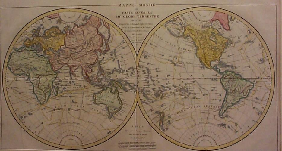 Vialibri Mappe Monde Ou Carte Générale Du Globe Terrestre