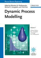 Process Systems Engineering 7 : Dynamic Process Modeling - Julio R. Banga