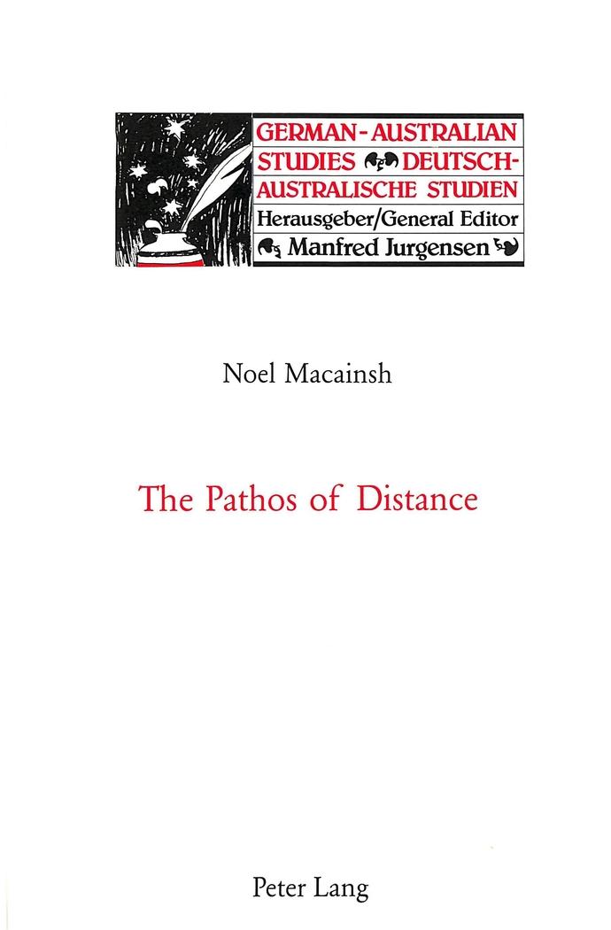 The Pathos of Distance - Noel Macainsh