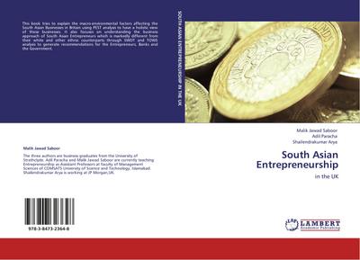 South Asian Entrepreneurship : in the UK - Malik Jawad Saboor