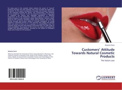 Customers' Attitude Towards Natural Cosmetic Products : The Italian case - Roberta Parisi