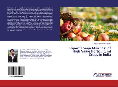 Export Competitiveness of High Value Horticultural Crops in India - Nithya Vishwanath Gowdru