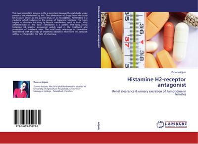 Histamine H2-receptor antagonist : Renal clearance & urinary excretion of Famotidine in Females - Zunera Anjum