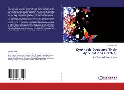 Synthetic Dyes and Their Applications (Part-2) : Acid Dyes and Solvent Dyes - Hitendra Patel