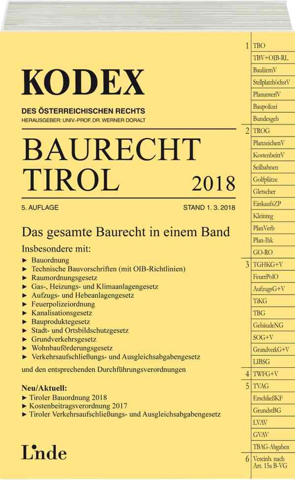 Baurecht Tirol 2018 - Barbara Gstir
