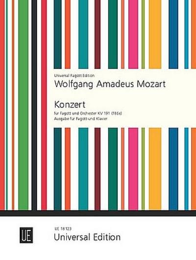 Konzert B-Dur KV191 für Fagott undOrchester für Fagott und Klavier - Wolfgang Amadeus Mozart