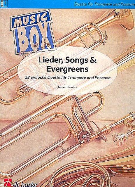Lieder, Songs und Evergreens :28 einfache Duette für Trompete : und Posaune - Menno Haantjes