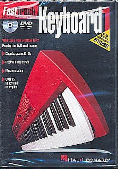 Fast Track Music Instruction, DVDs Keyboard, 1 DVD. Vol.1 : Pop in the DVD and learn: Chords, scales & riffs. Rock & blues styles. Music notation. Over 75 songs and examples