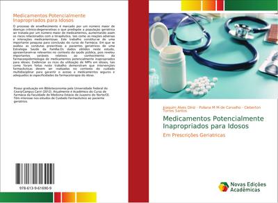 Medicamentos Potencialmente Inapropriados para Idosos : Em Prescrições Geriatricas - Joaquim Alves Diniz