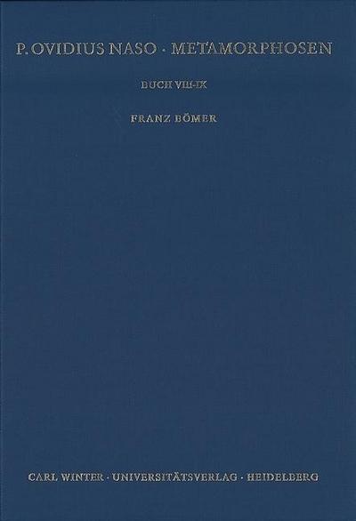 Buch VIII-IX - Franz Bömer